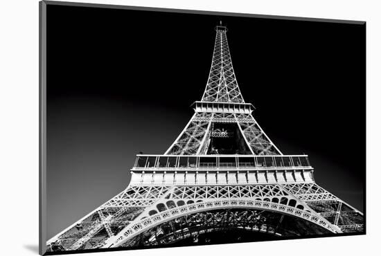 Eiffel Tower in Artistic Tone, Black and White. Paris, France. European Landmarks-Michal Bednarek-Mounted Photographic Print
