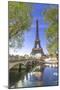 Eiffel Tower in green-Philippe Manguin-Mounted Photographic Print