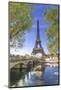 Eiffel Tower in green-Philippe Manguin-Mounted Photographic Print