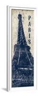 Eiffel Tower in Indigo-N. Harbick-Framed Art Print