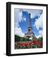 Eiffel tower in Paris, France-null-Framed Art Print