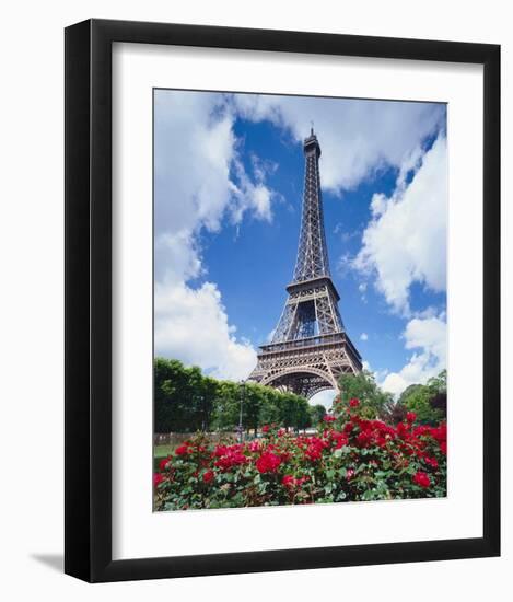 Eiffel tower in Paris, France-null-Framed Art Print