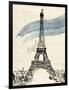 Eiffel Tower in Pen-Morgan Yamada-Framed Art Print