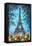 Eiffel Tower in Spring Flowers-Valery Rybakow-Framed Stretched Canvas