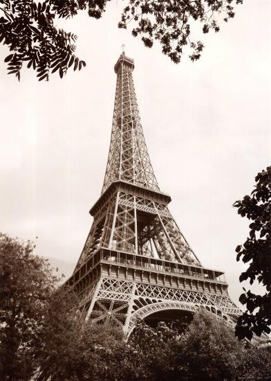 Eiffel Tower in Spring-Jonathan Larsen-Lamina Framed Art Print