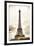 Eiffel Tower in Winter-Philippe Hugonnard-Framed Giclee Print