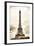 Eiffel Tower in Winter-Philippe Hugonnard-Framed Giclee Print