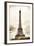 Eiffel Tower in Winter-Philippe Hugonnard-Framed Giclee Print