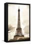 Eiffel Tower in Winter-Philippe Hugonnard-Framed Stretched Canvas