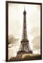 Eiffel Tower in Winter-Philippe Hugonnard-Framed Giclee Print