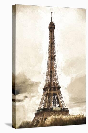 Eiffel Tower in Winter-Philippe Hugonnard-Stretched Canvas