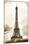 Eiffel Tower in Winter-Philippe Hugonnard-Mounted Giclee Print