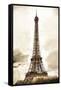 Eiffel Tower in Winter-Philippe Hugonnard-Framed Stretched Canvas