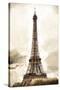 Eiffel Tower in Winter-Philippe Hugonnard-Stretched Canvas