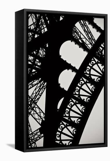 Eiffel Tower Latticework I-Erin Berzel-Framed Stretched Canvas