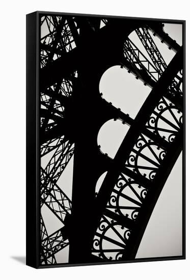 Eiffel Tower Latticework I-Erin Berzel-Framed Stretched Canvas