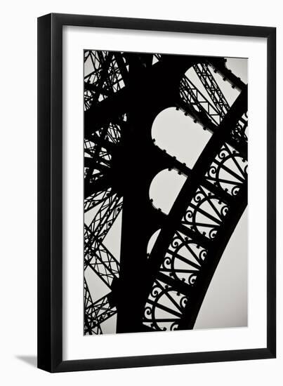 Eiffel Tower Latticework I-Erin Berzel-Framed Premium Photographic Print