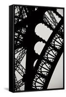 Eiffel Tower Latticework I-Erin Berzel-Framed Stretched Canvas