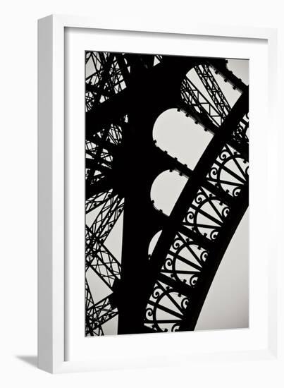 Eiffel Tower Latticework I-Erin Berzel-Framed Photographic Print