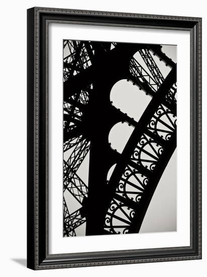 Eiffel Tower Latticework I-Erin Berzel-Framed Photographic Print