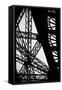 Eiffel Tower Latticework II-Erin Berzel-Framed Stretched Canvas