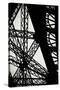 Eiffel Tower Latticework II-Erin Berzel-Stretched Canvas