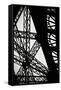 Eiffel Tower Latticework II-Erin Berzel-Framed Stretched Canvas