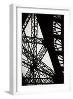 Eiffel Tower Latticework II-Erin Berzel-Framed Photographic Print