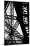 Eiffel Tower Latticework II-Erin Berzel-Mounted Photographic Print