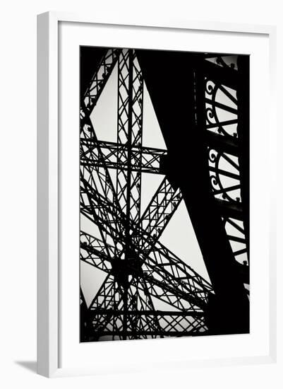 Eiffel Tower Latticework II-Erin Berzel-Framed Photographic Print