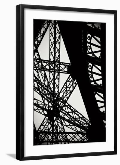 Eiffel Tower Latticework II-Erin Berzel-Framed Photographic Print