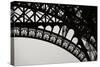 Eiffel Tower Latticework III-Erin Berzel-Stretched Canvas