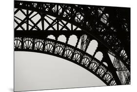 Eiffel Tower Latticework III-Erin Berzel-Mounted Photographic Print