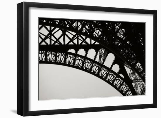 Eiffel Tower Latticework III-Erin Berzel-Framed Photographic Print