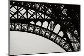 Eiffel Tower Latticework III-Erin Berzel-Mounted Photographic Print