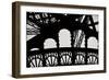 Eiffel Tower Latticework IV-Erin Berzel-Framed Photographic Print