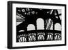 Eiffel Tower Latticework IV-Erin Berzel-Framed Photographic Print