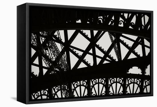 Eiffel Tower Latticework V-Erin Berzel-Framed Stretched Canvas