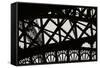 Eiffel Tower Latticework V-Erin Berzel-Framed Stretched Canvas