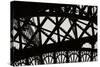 Eiffel Tower Latticework V-Erin Berzel-Stretched Canvas