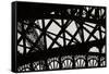 Eiffel Tower Latticework V-Erin Berzel-Framed Stretched Canvas