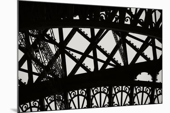 Eiffel Tower Latticework V-Erin Berzel-Mounted Photographic Print