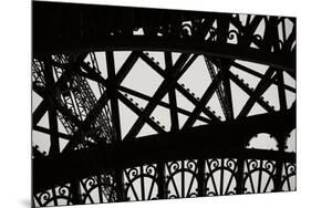 Eiffel Tower Latticework V-Erin Berzel-Mounted Photographic Print