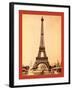 Eiffel Tower, Looking Toward Trocadéro Palace, Paris Exposition, 1889-null-Framed Giclee Print