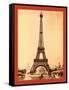 Eiffel Tower, Looking Toward Trocadéro Palace, Paris Exposition, 1889-null-Framed Stretched Canvas