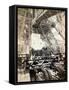 Eiffel Tower Machinery, 1890's-Science Source-Framed Stretched Canvas