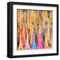 Eiffel Tower Models-Tosh-Framed Art Print