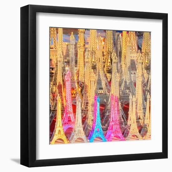 Eiffel Tower Models-Tosh-Framed Art Print