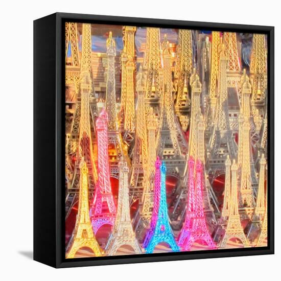 Eiffel Tower Models-Tosh-Framed Stretched Canvas