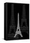 Eiffel Tower Night-Cristian Mielu-Framed Stretched Canvas